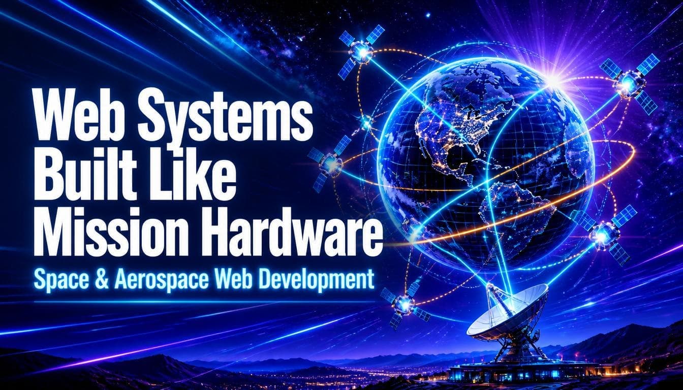 Why Space & Aerospace Startups Need a Website Built Like Mission Hardware